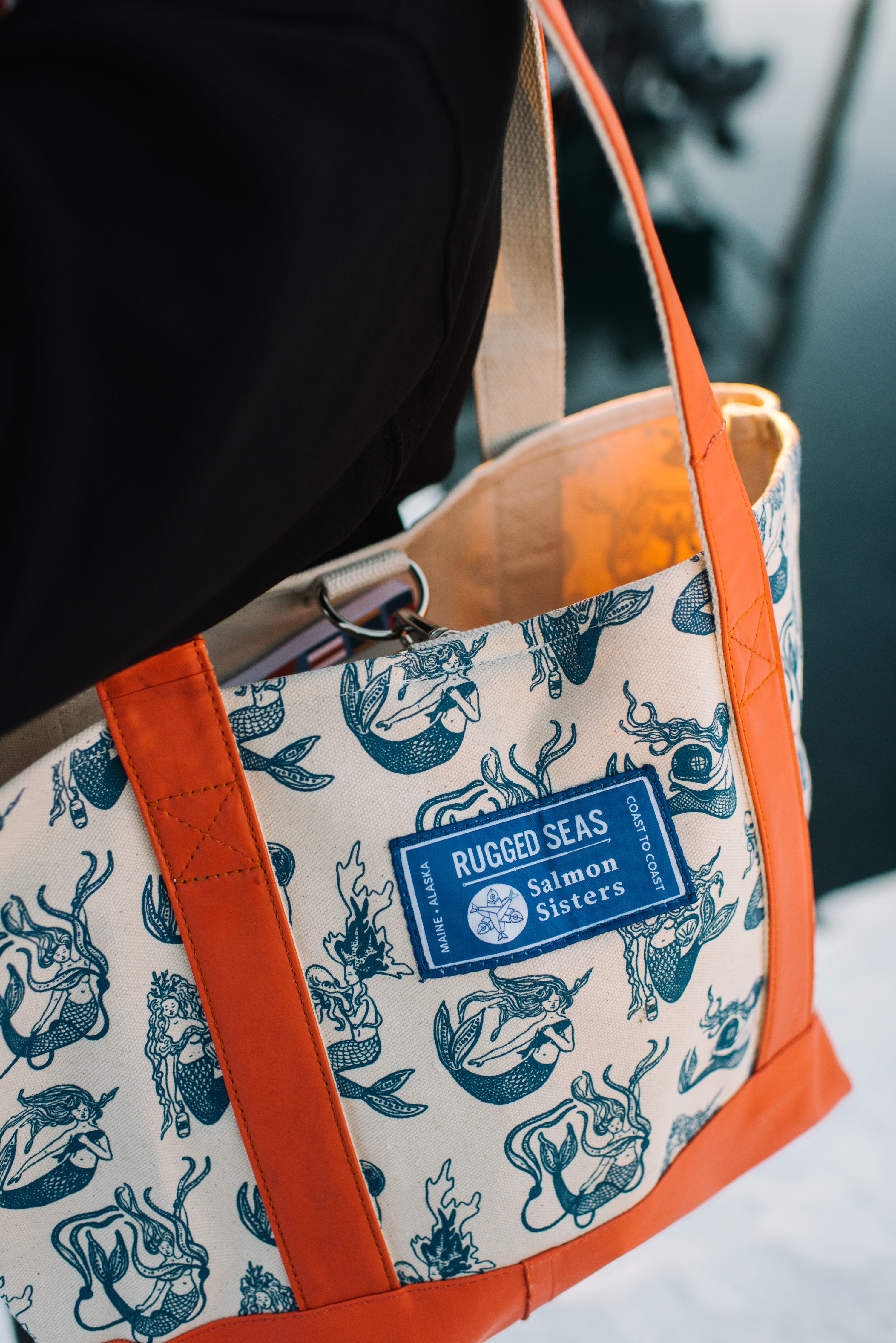 Rugged Seas x Salmon Sisters Tote Bag