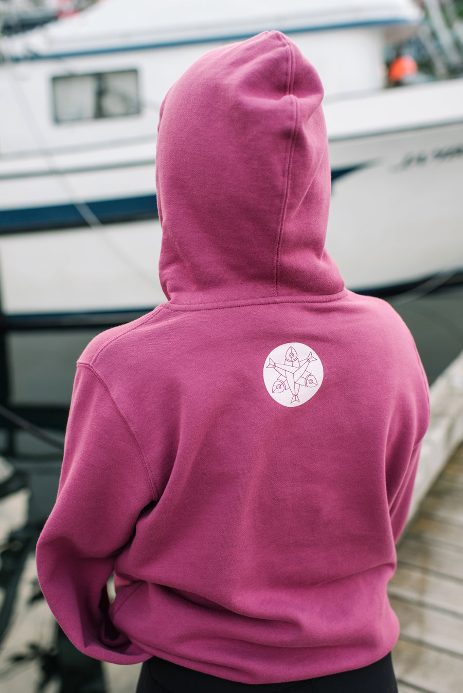 Wild & Free Pullover Hoodie - Berry