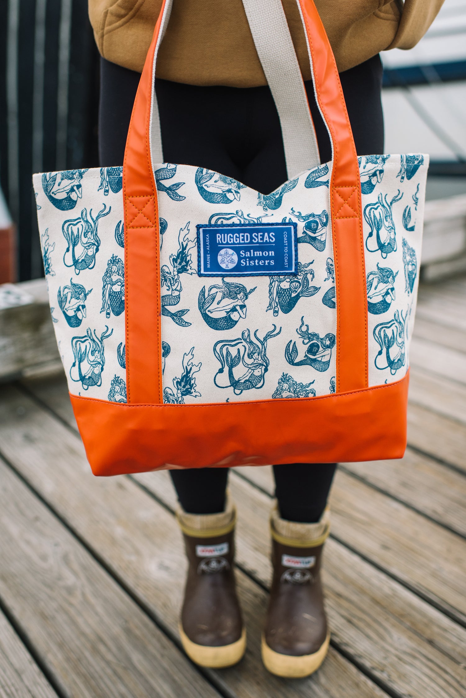 Rugged Seas x Salmon Sisters Tote Bag