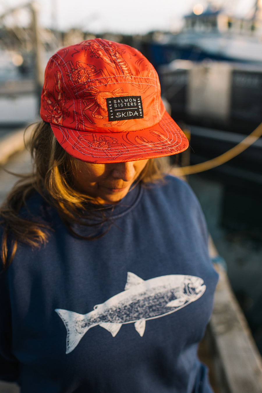 Maine Character - Brim Hat – Salmon Sisters