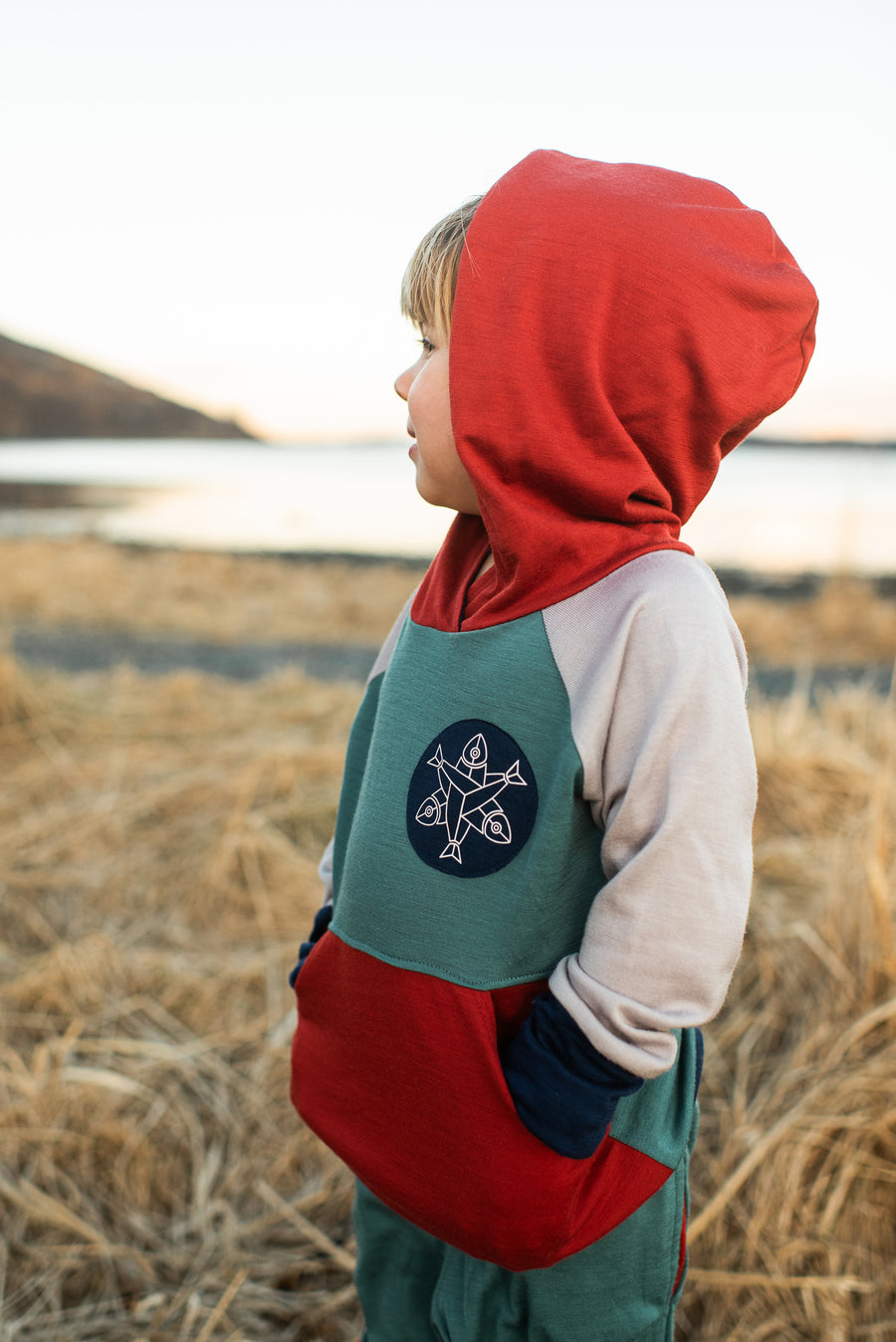 Salmon Sisters x Wildhaven Wools - Kids Hoodie