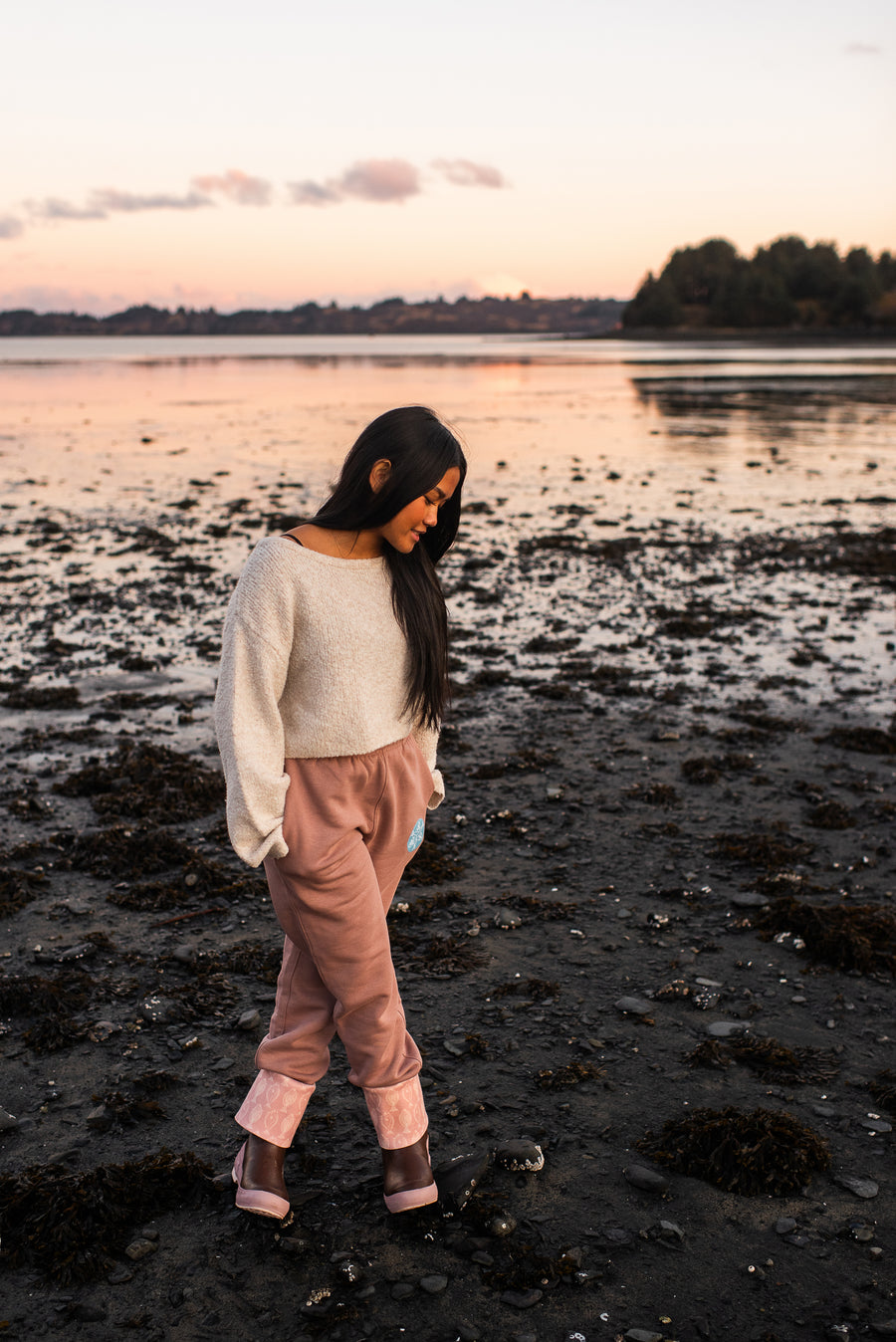 Pink Iconic Joggers