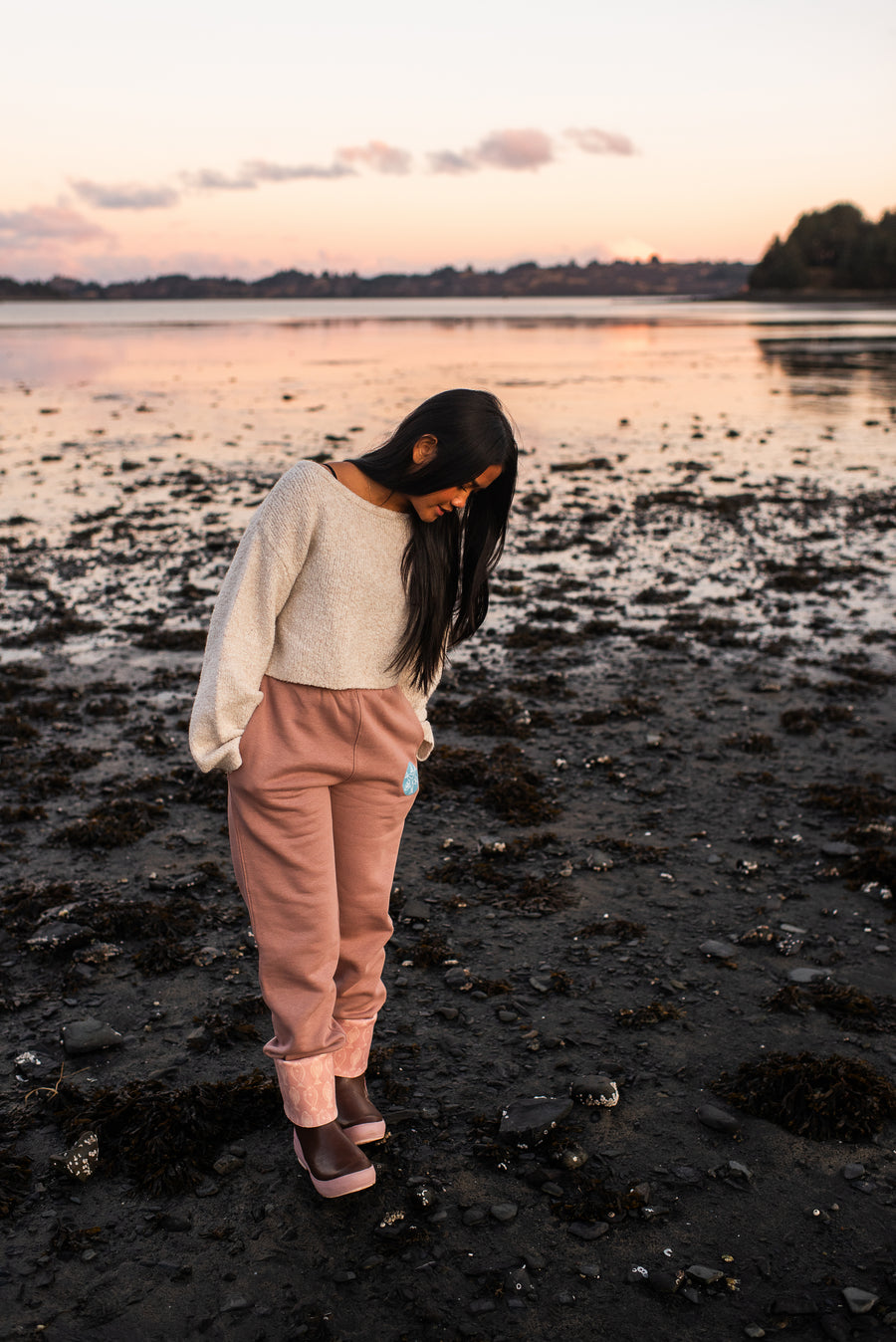 Pink Iconic Joggers