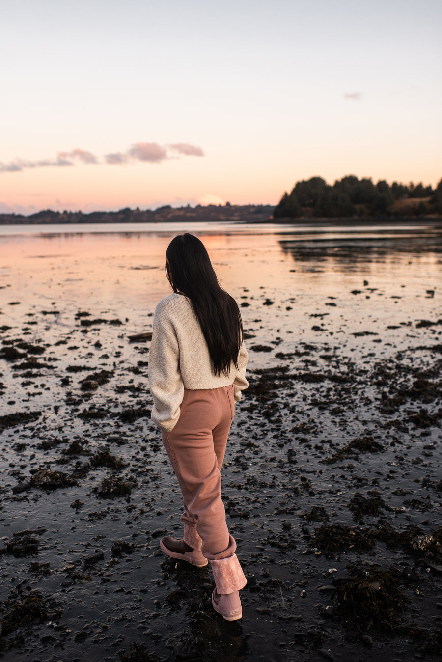 Pink Iconic Joggers