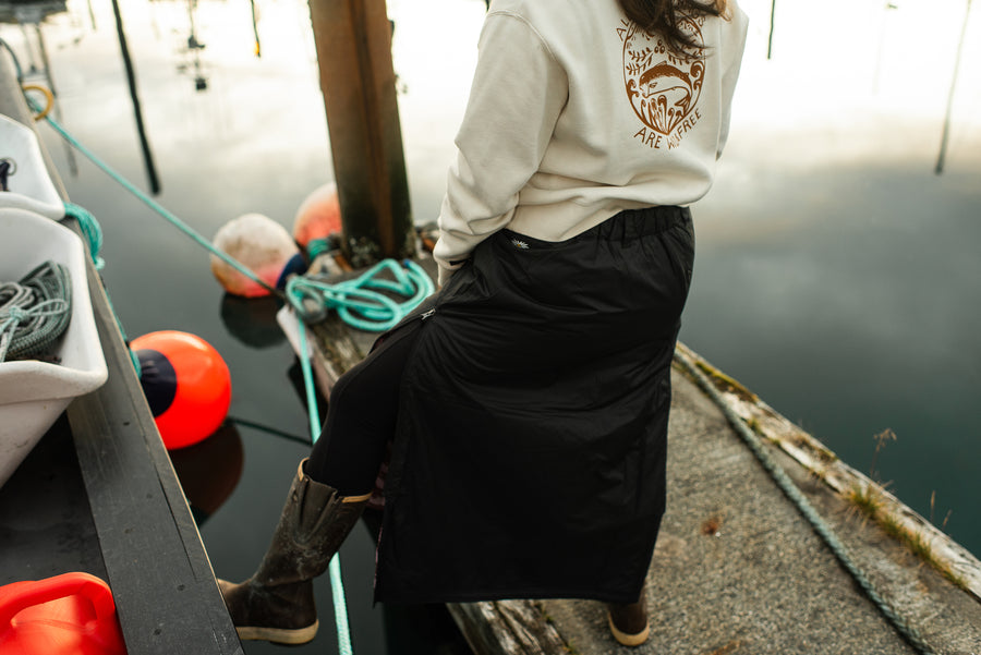 SKHOOP x Salmon Sisters - Original Skirt (Black)