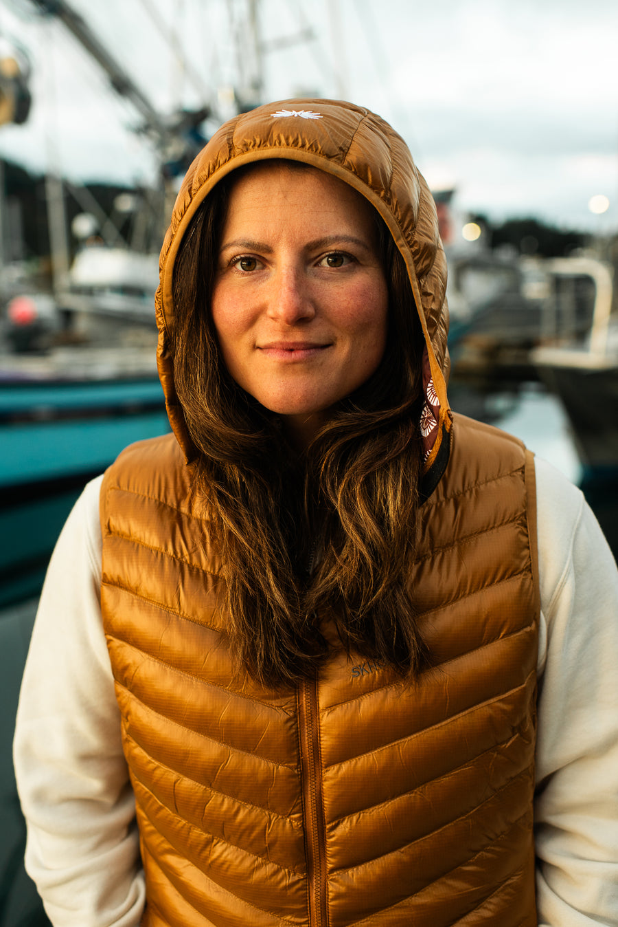 SKHOOP x Salmon Sisters - Limpet Vest (Amber)