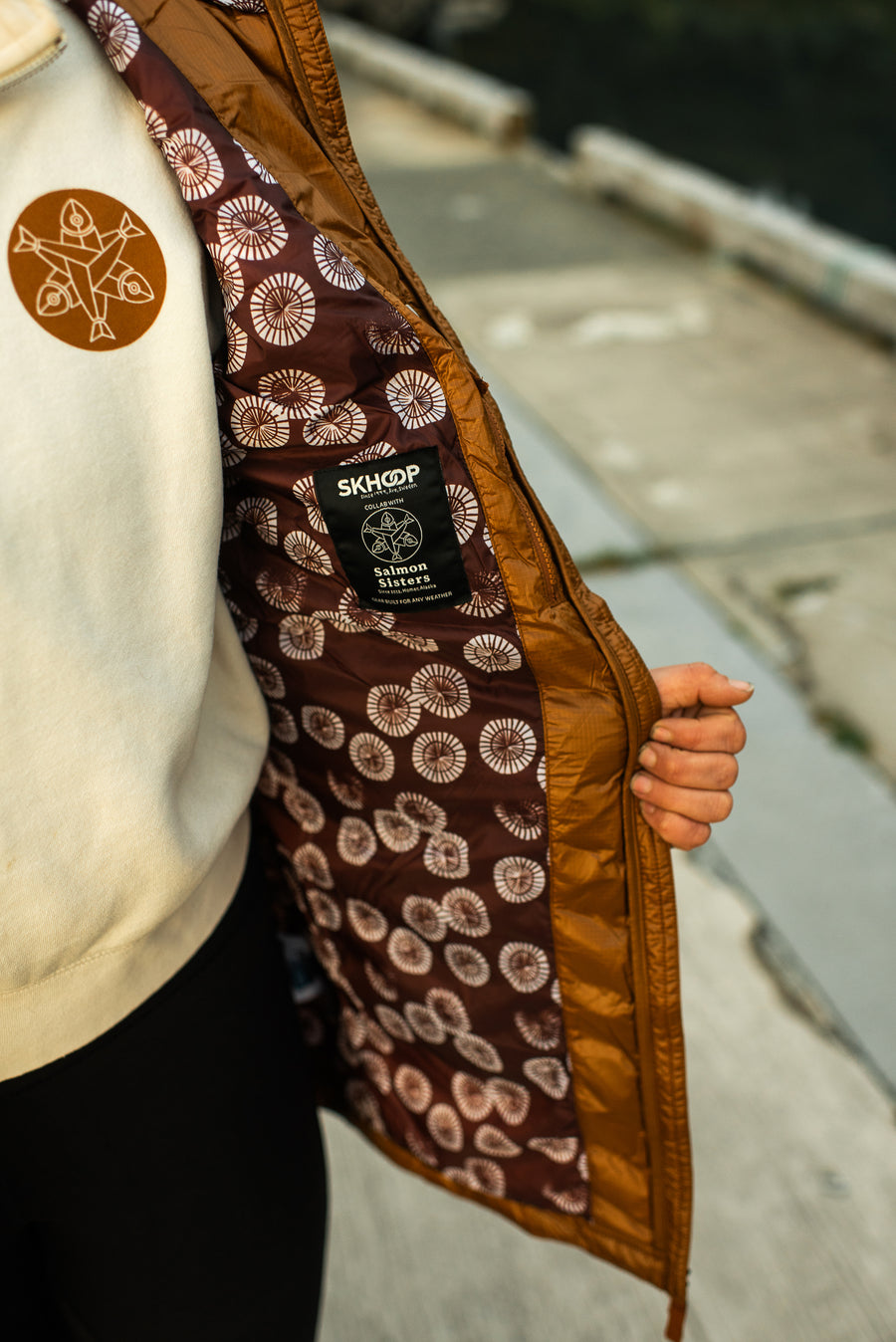 SKHOOP x Salmon Sisters - Limpet Vest (Amber)