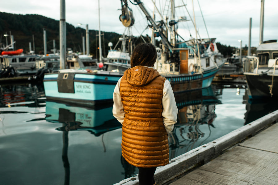 SKHOOP x Salmon Sisters - Limpet Vest (Amber)