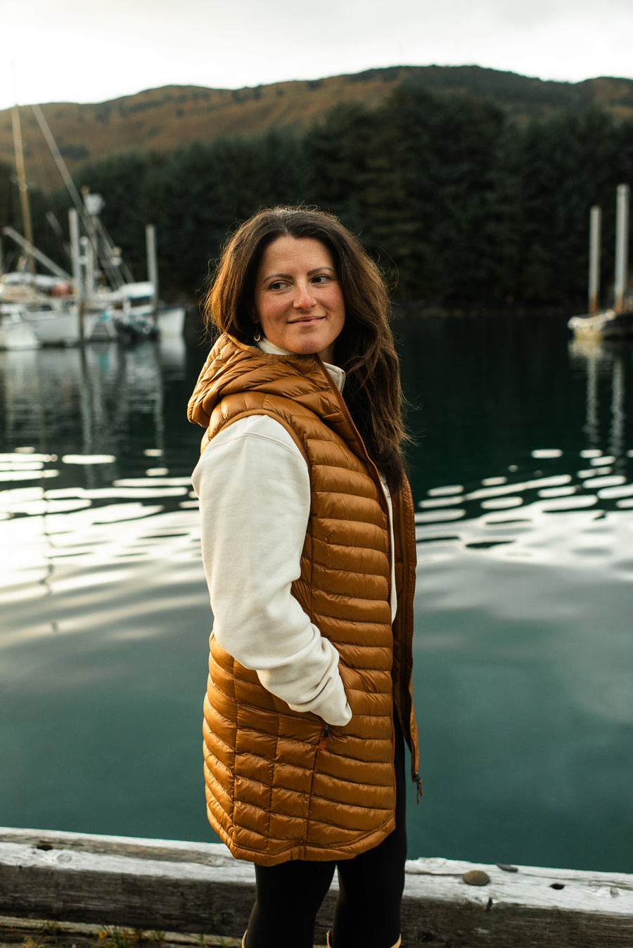 SKHOOP x Salmon Sisters - Limpet Vest (Amber)