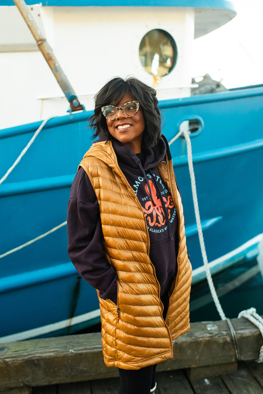 SKHOOP x Salmon Sisters - Limpet Vest (Amber)