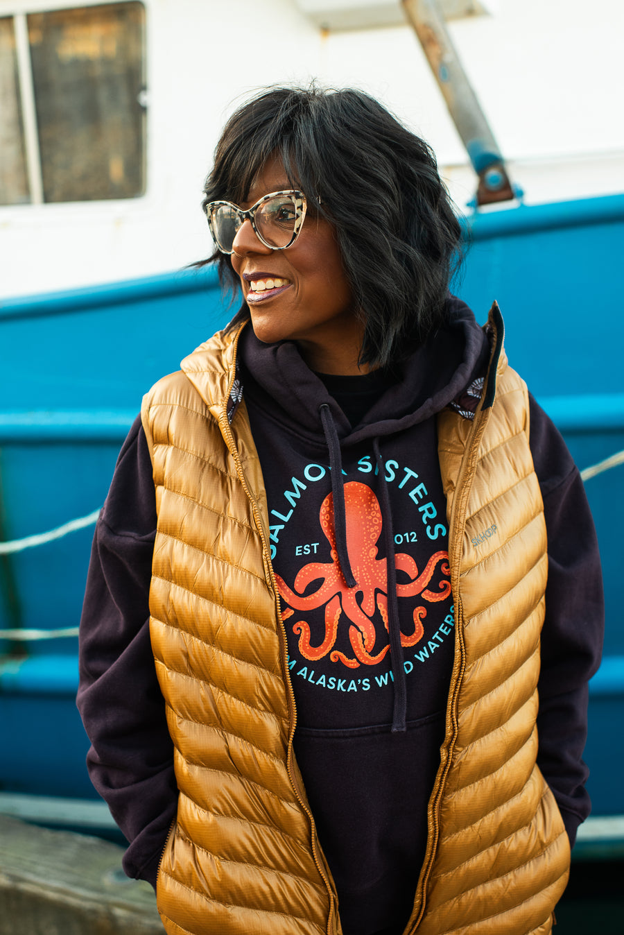 SKHOOP x Salmon Sisters - Limpet Vest (Amber)