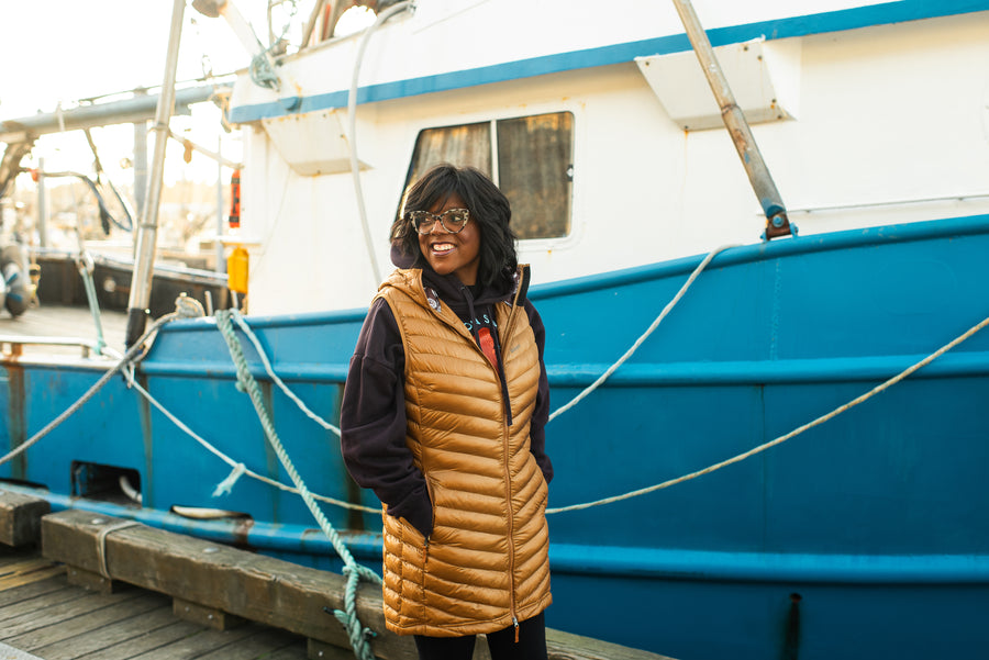 SKHOOP x Salmon Sisters - Limpet Vest (Amber)