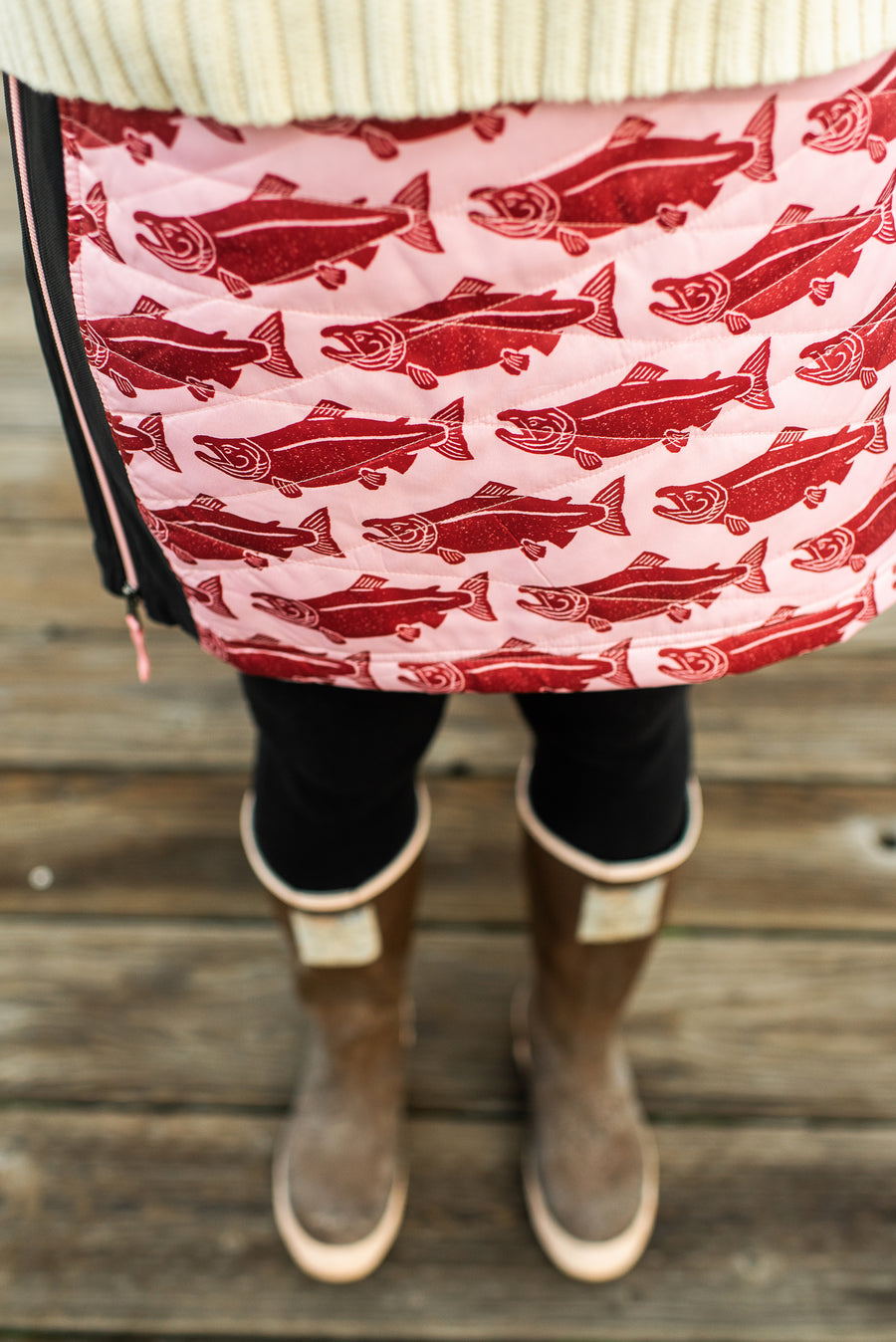 SKHOOP x Salmon Sisters - Sockeye Kari Skirt (Wild Pink)