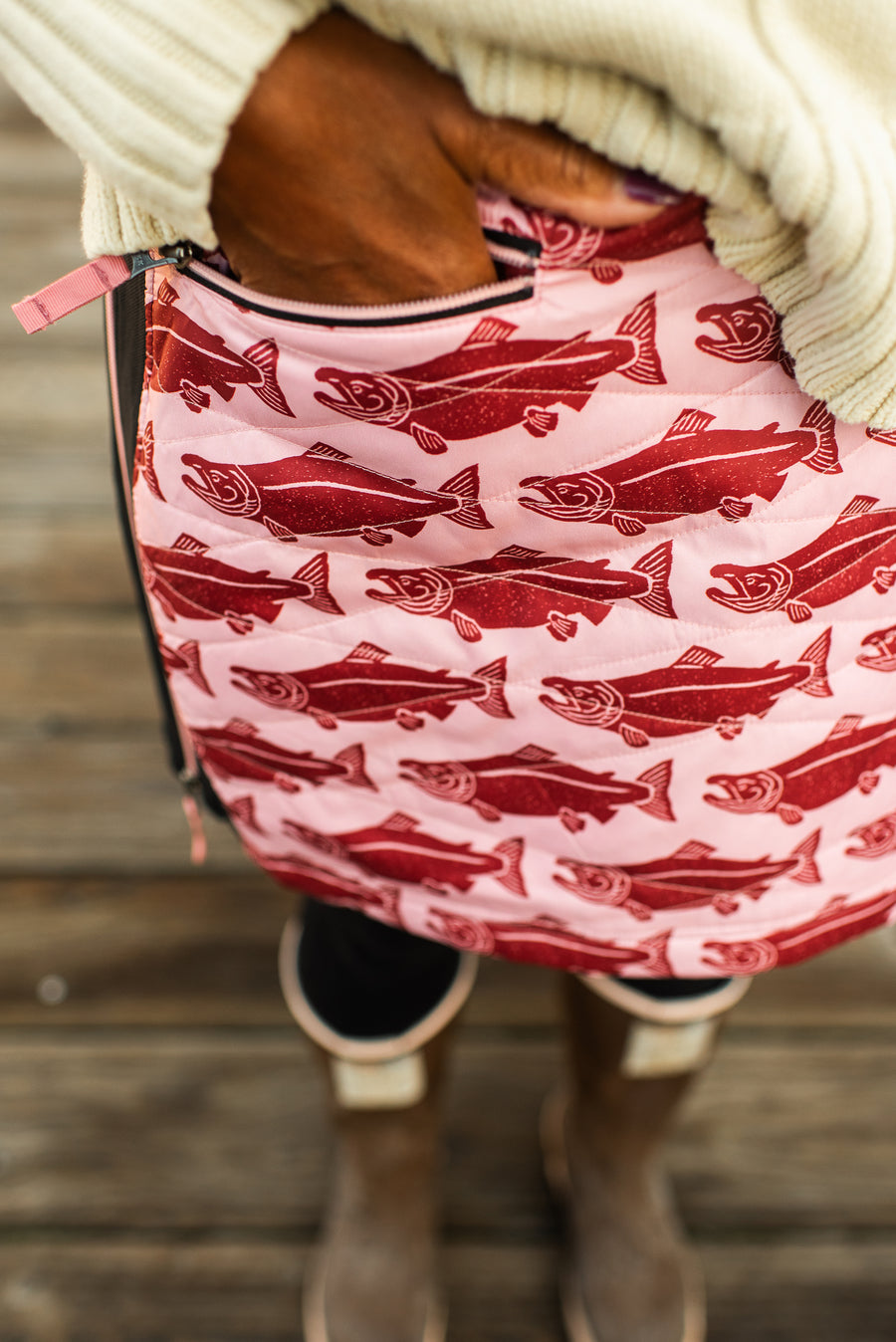 SKHOOP x Salmon Sisters - Sockeye Kari Skirt (Wild Pink)