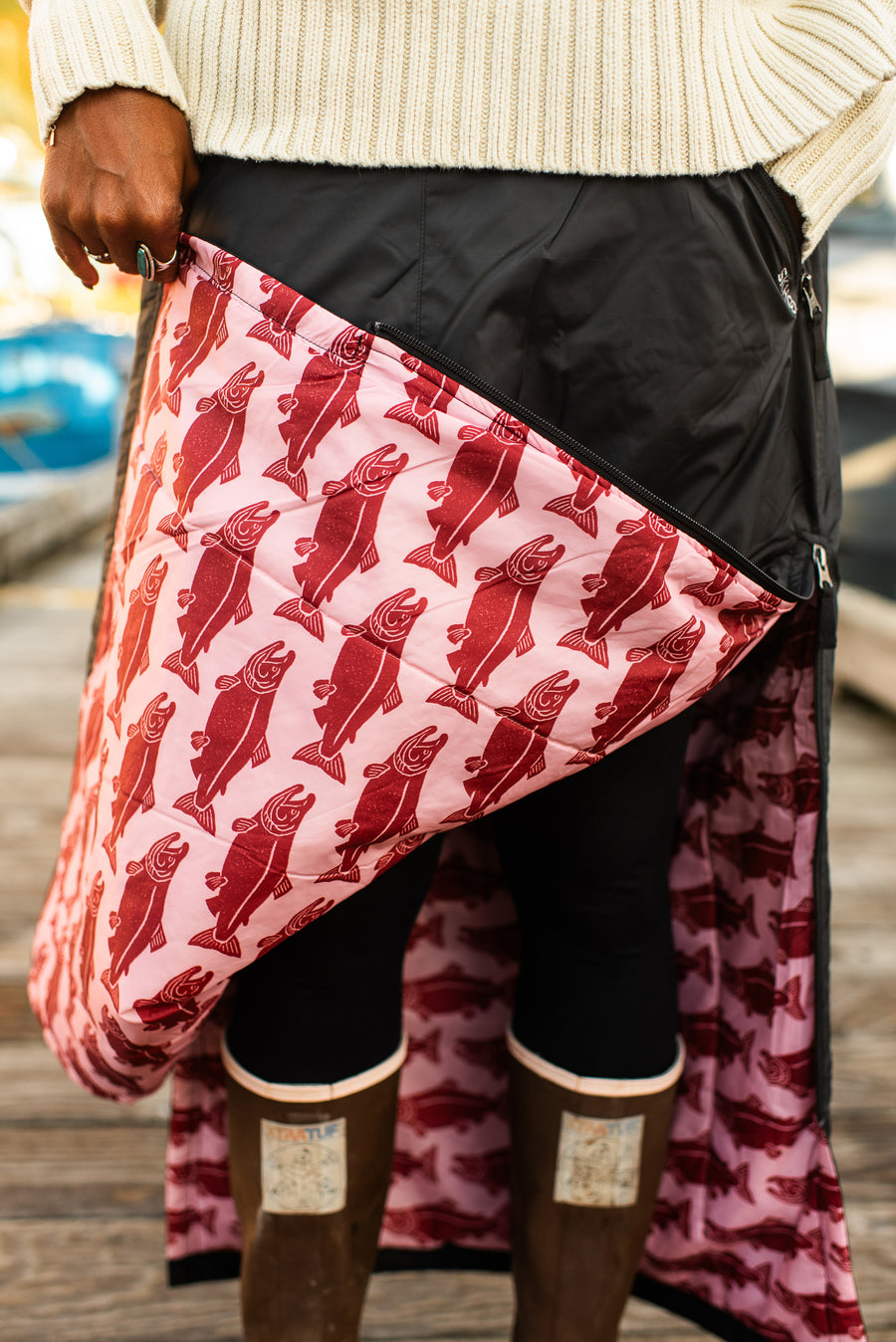 SKHOOP x Salmon Sisters - Original Skirt (Black)