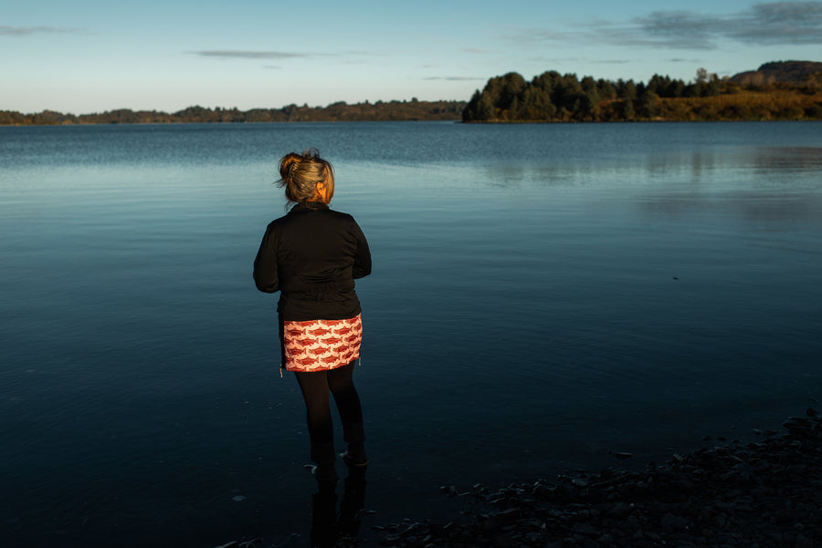 SKHOOP x Salmon Sisters - Sockeye Kari Skirt (Wild Pink)