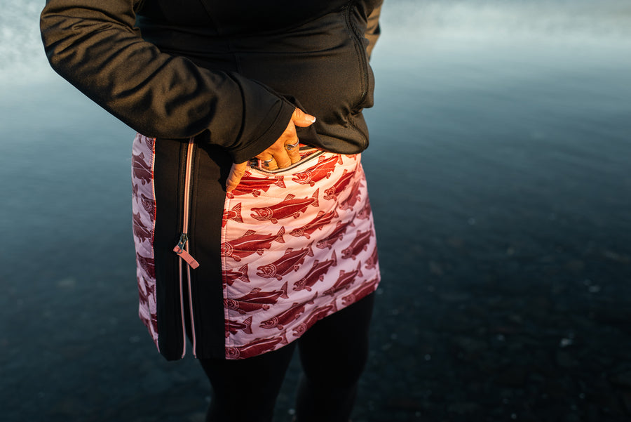 SKHOOP x Salmon Sisters - Sockeye Kari Skirt (Wild Pink)