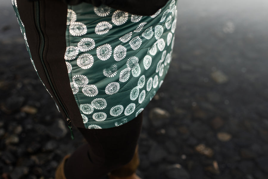SKHOOP x Salmon Sisters - Limpet Kari Skirt (Pine Green)