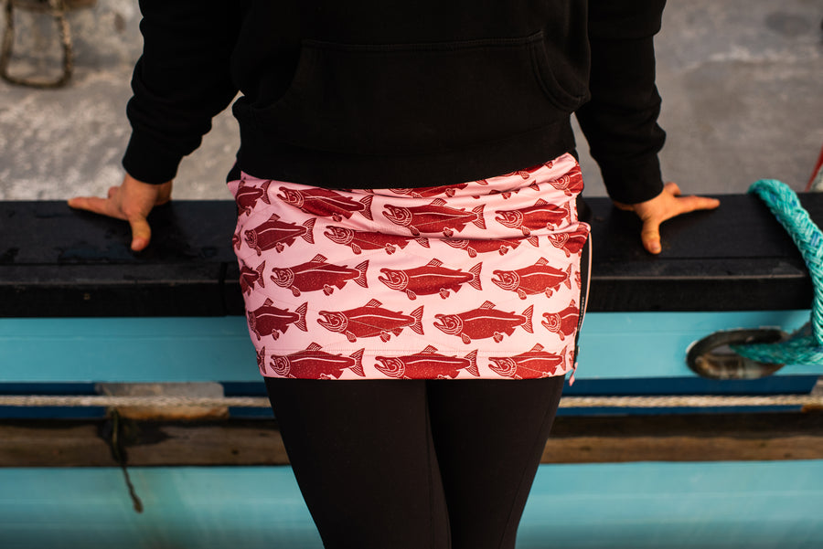 SKHOOP x Salmon Sisters - Sockeye Kari Skirt (Wild Pink)