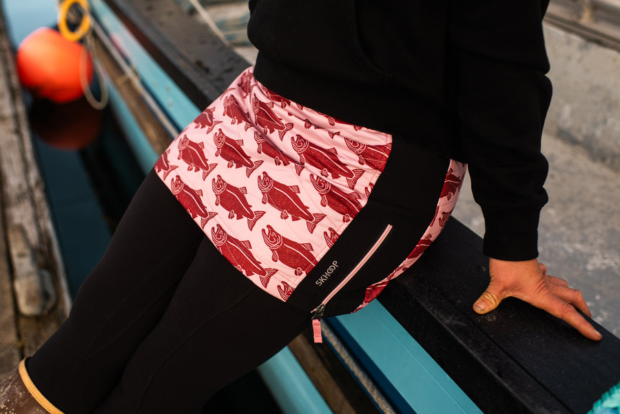 SKHOOP x Salmon Sisters - Sockeye Kari Skirt (Wild Pink)