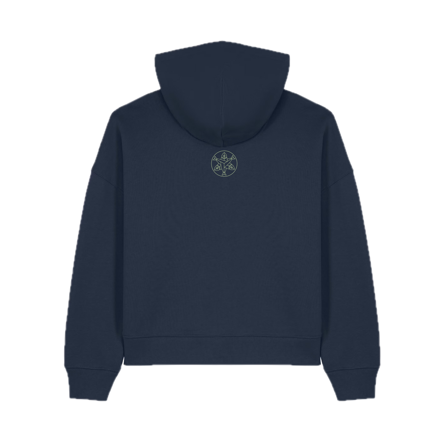 Salmonberry Women's Pullover Hoodie (Navy) – Salmon Sisters