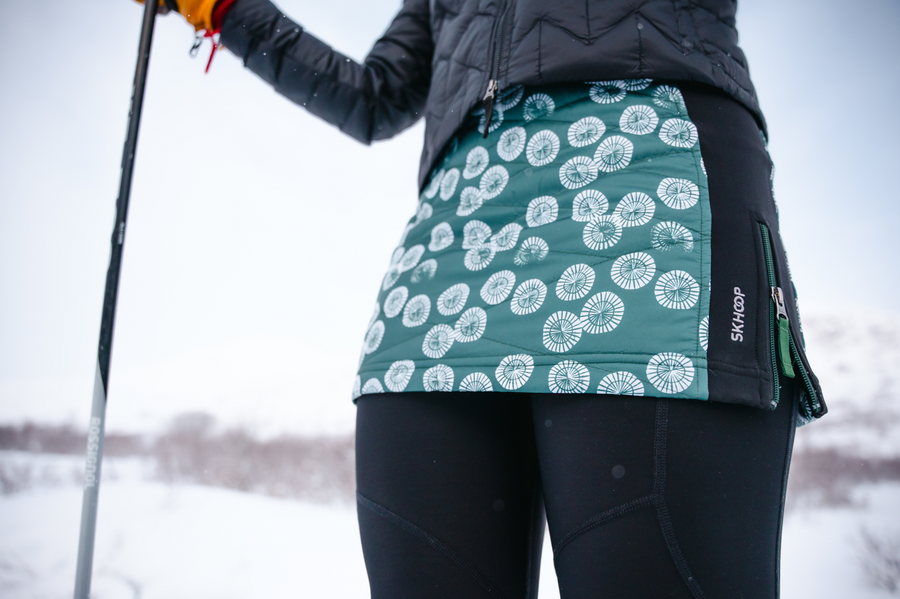SKHOOP x Salmon Sisters - Limpet Kari Skirt (Pine Green)