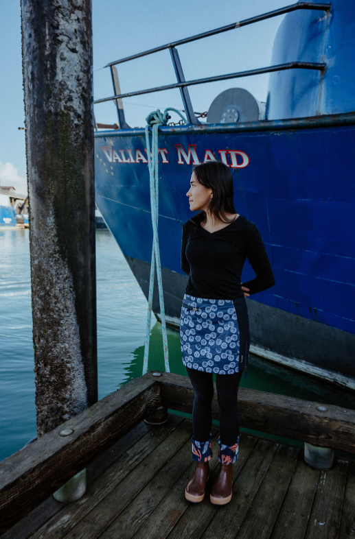 SKHOOP x Salmon Sisters - Limpet Kari Skirt (Navy)
