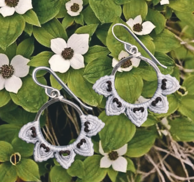 Woven in the Waves - Floral Hoops