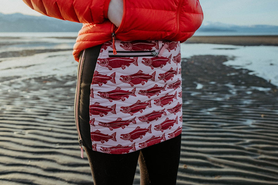SKHOOP x Salmon Sisters - Sockeye Kari Skirt (Wild Pink)