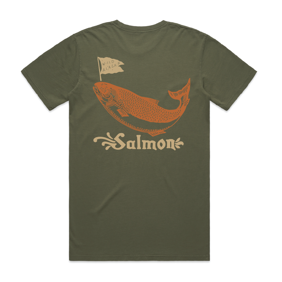 (Pre-order) Men's Wild Alaska Canned Salmon Tee