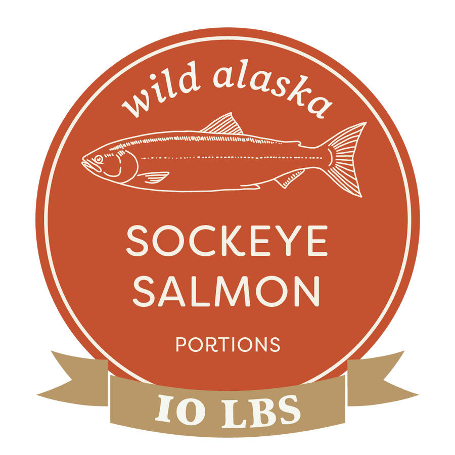 Wild Alaska Sockeye Salmon Portion Box: 10 LBS – Salmon Sisters