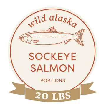 Wild Alaska Sockeye Salmon Box: 20 LBS