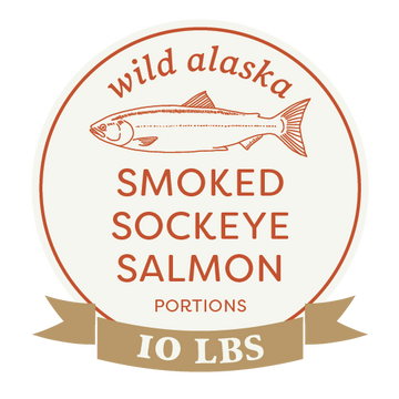 Wild Alaska Smoked Sockeye Salmon Box: 10 LB