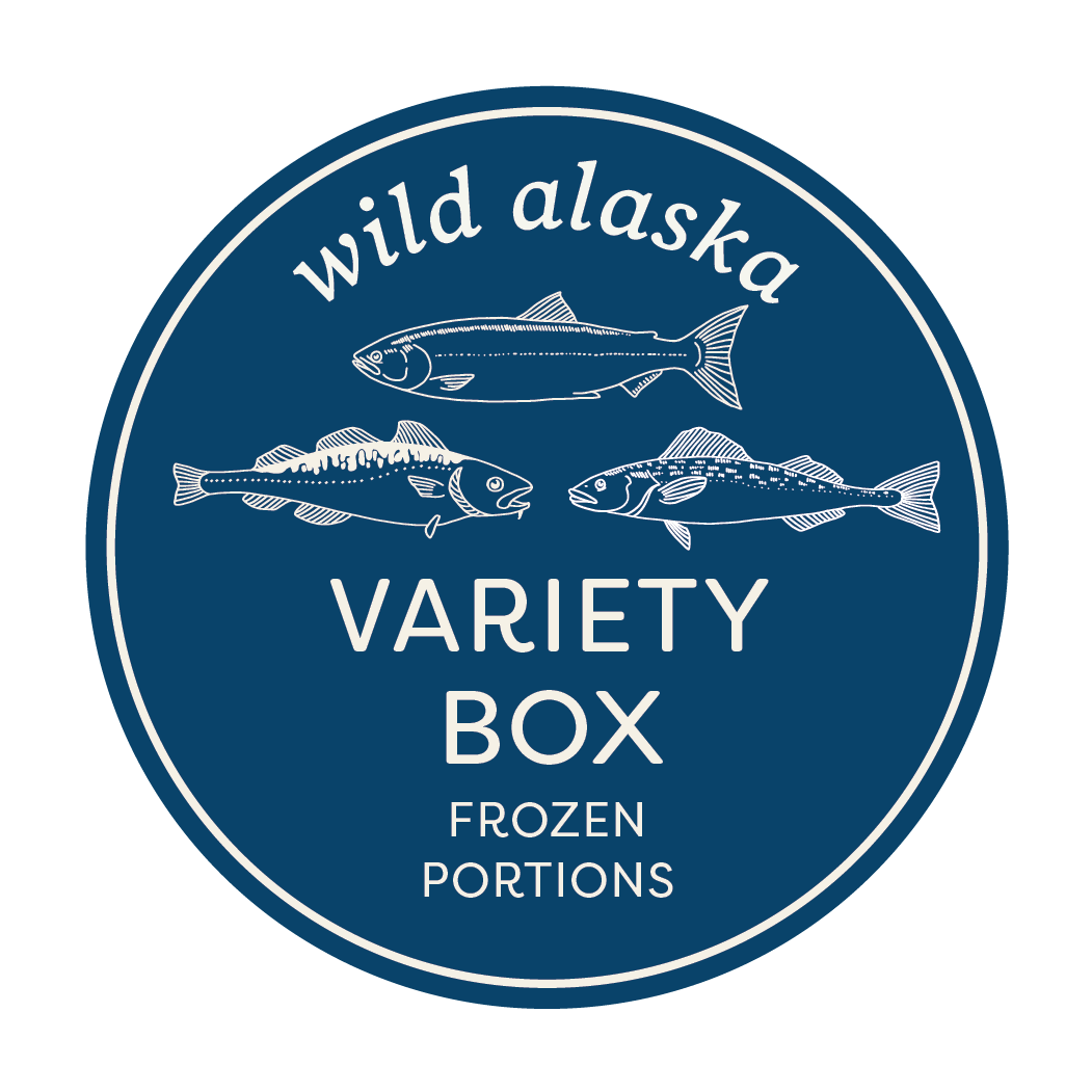 alaska fish boxes Wild Alaska Variety Box (Sockeye Salmon, Black Cod, Pacific Cod) – Salmon Sisters