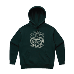 Wild & Free Pullover Hoodie - Evergreen – Salmon Sisters