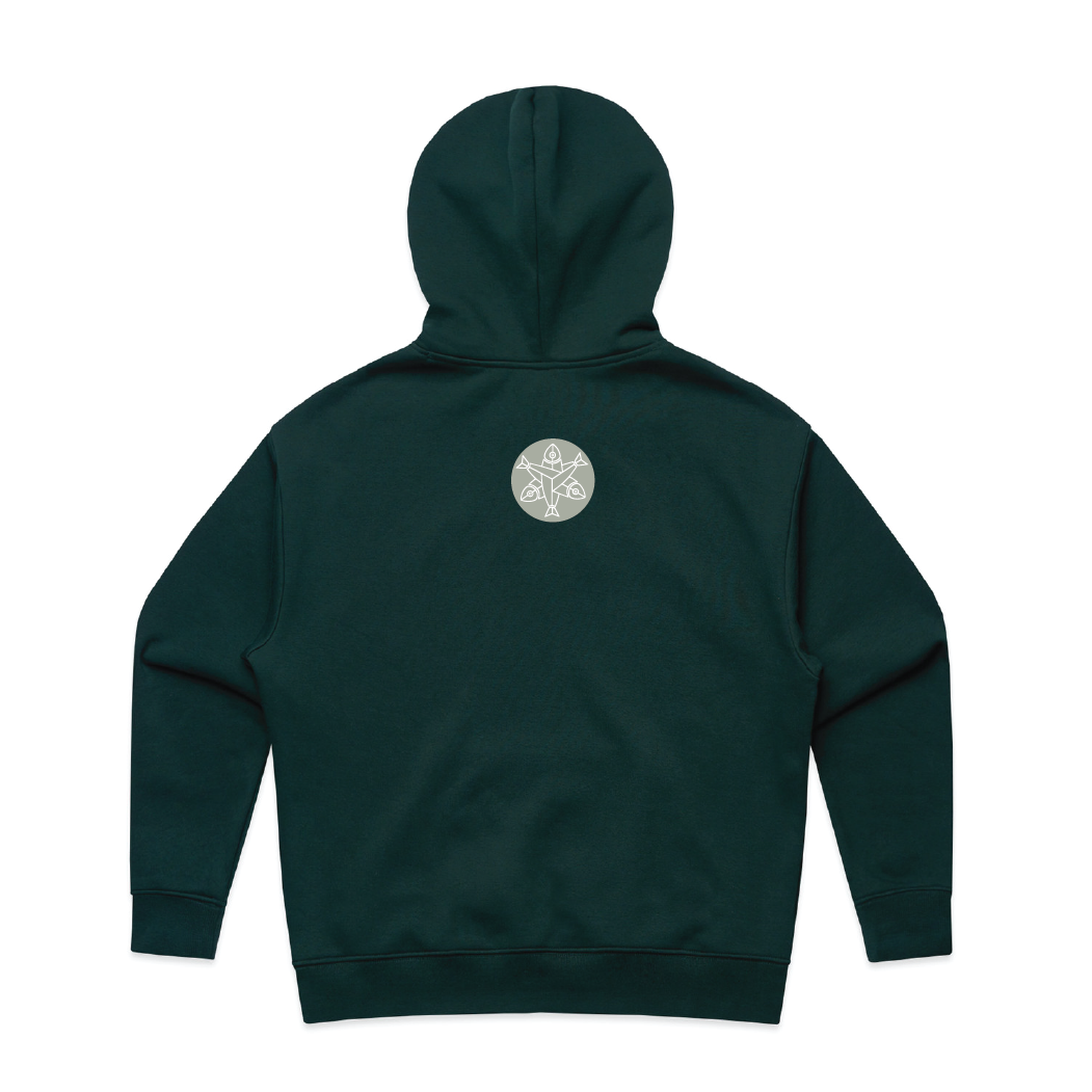 Wild & Free Pullover Hoodie - Evergreen – Salmon Sisters