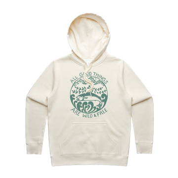 Wild & Free Hoodie - Cream