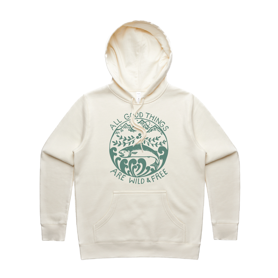 Wild & Free Hoodie - Cream