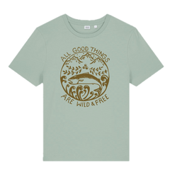 Wild & Free Women's Tee - Aloe