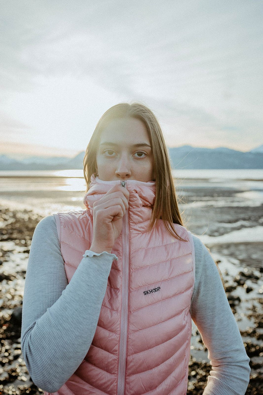 SKHOOP x Salmon Sisters - Sockeye Vest (Wild Pink)
