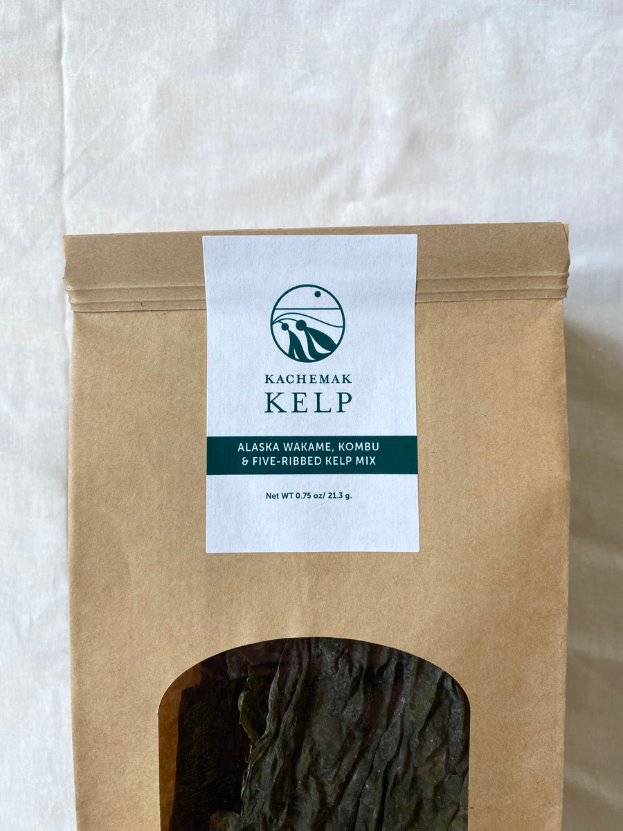 Alaska Wakame, Kombu & Five-Ribbed Kelp Mix