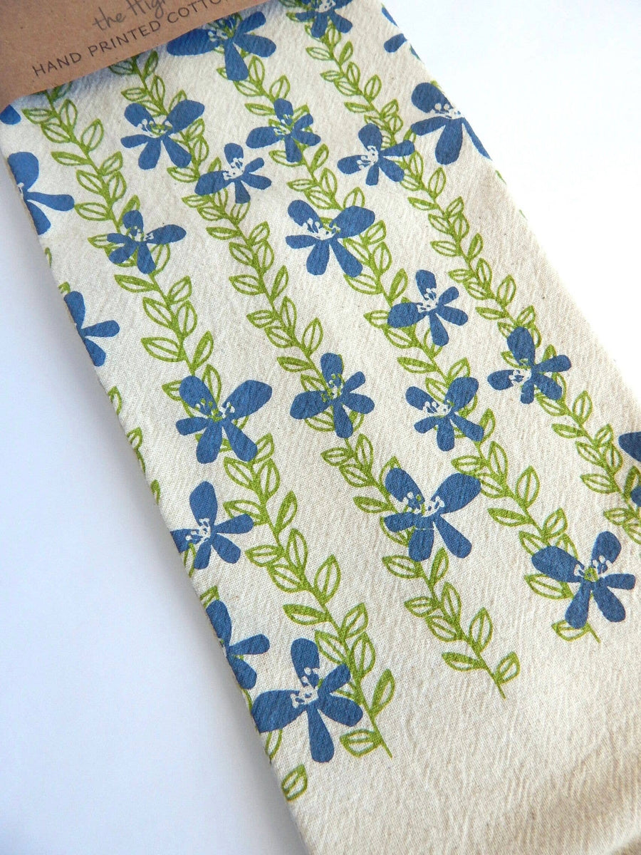 High Fiber - Floral Vine Tea Towel
