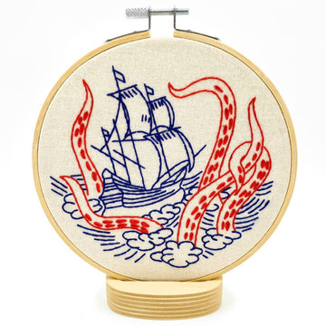 Hook Line & Tinker - Kraken Embroidery Kit