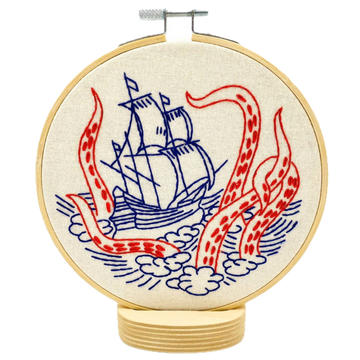 Hook Line & Tinker - Kraken Embroidery Kit