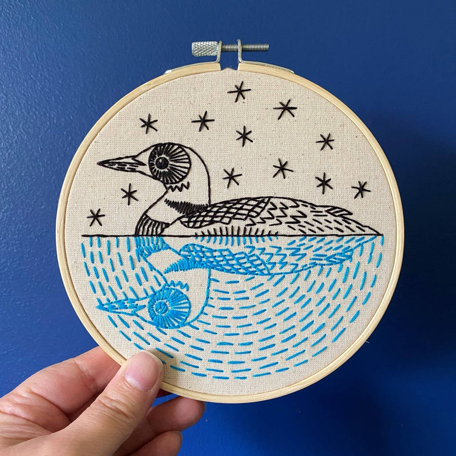 Hook Line & Tinker - Loon Embroidery Kit