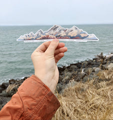 Lauren Simpson Volcanoes of Alaska Sticker