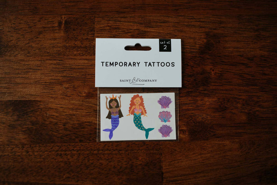 Saint & Company Temporary Tattoos - Mermaids