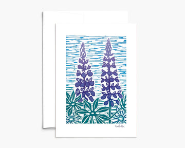 Nan Onkka - Lupine Greeting Card