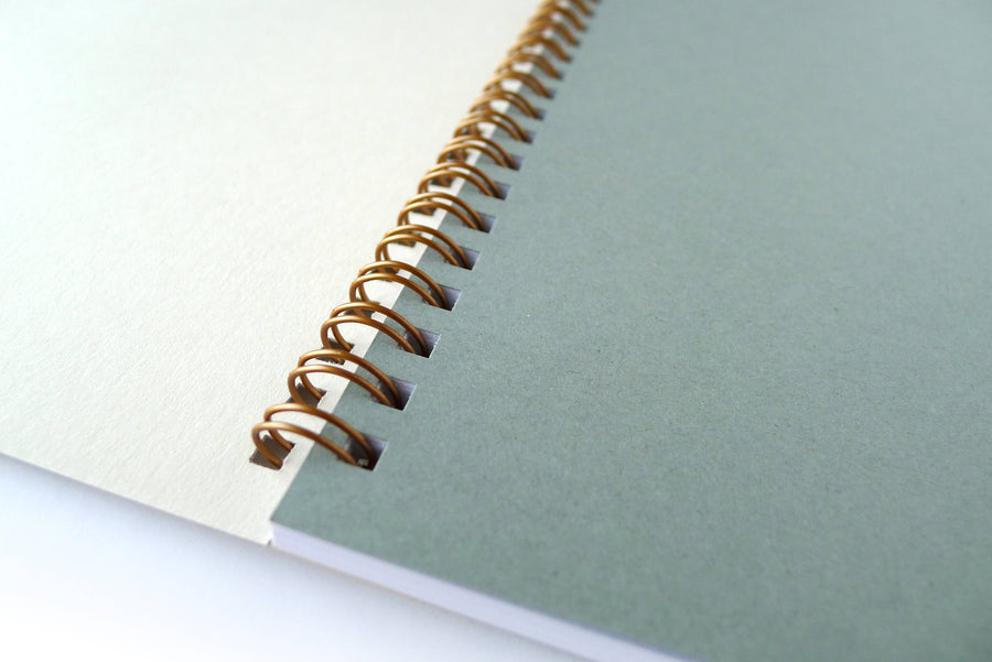 Middle Dune - Folk Flower Coil Notebook