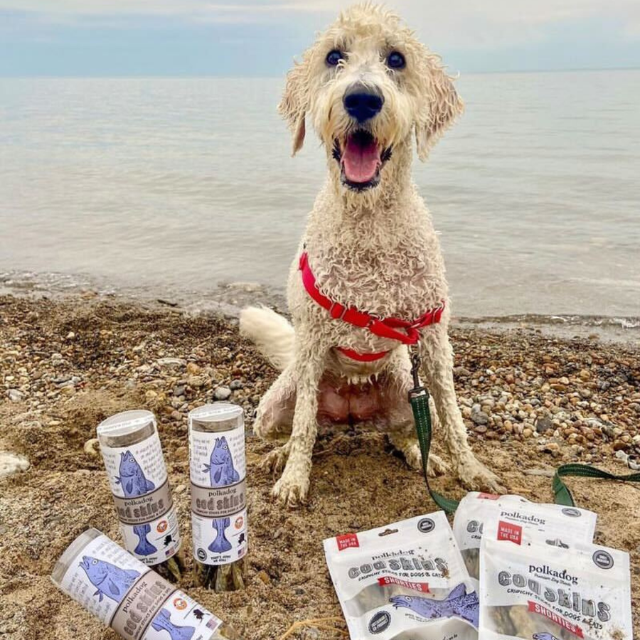 Polkadog - Cod Skins Tube Dog Treats